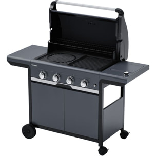 Barbecue gaz CAMPINGAZ SELECT 4 EXS noir 4 brûleurs sur chariot 70x40 cm