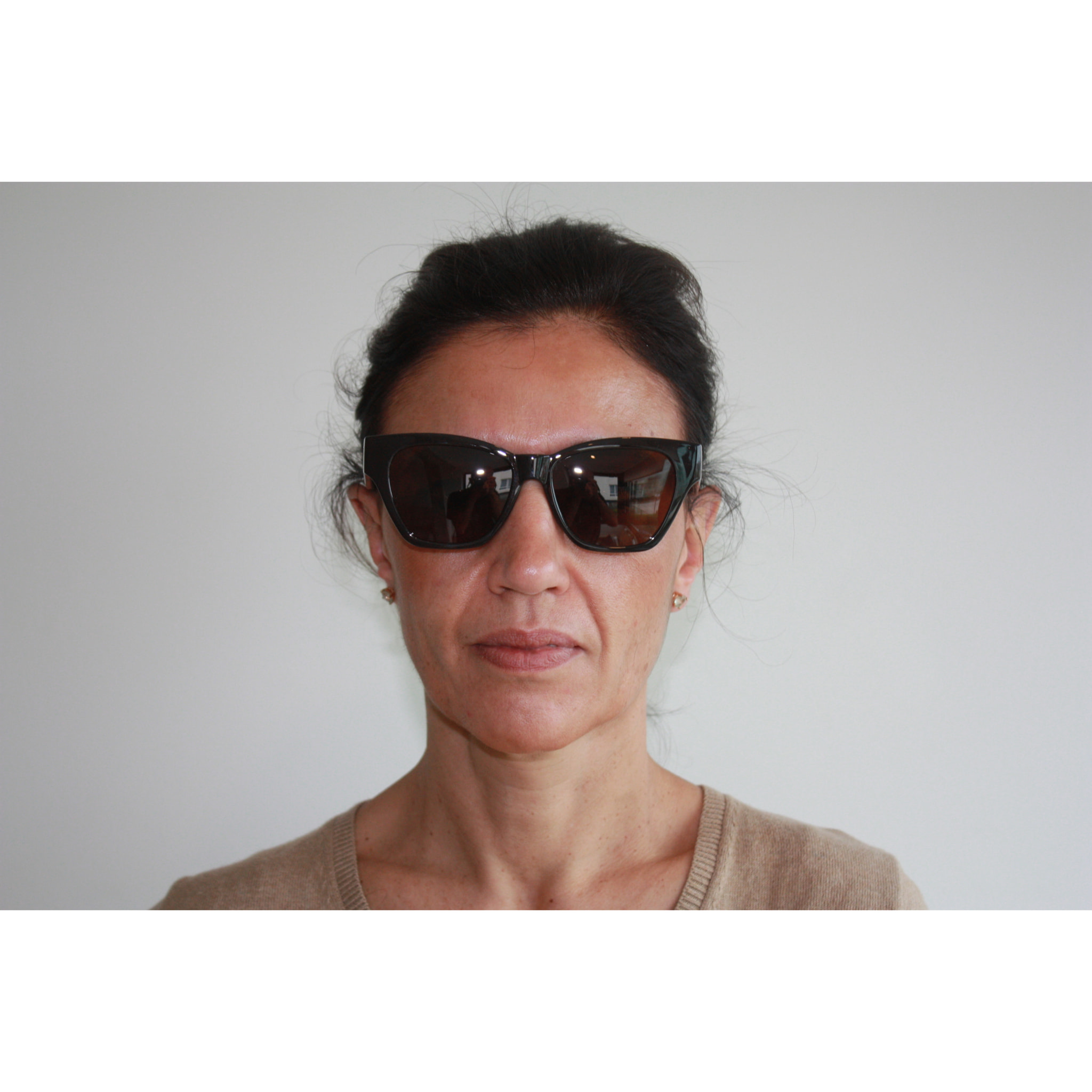 Gafas de sol OCEAN ORLEANS - Frente marrón brillante con patillas care / Marrón