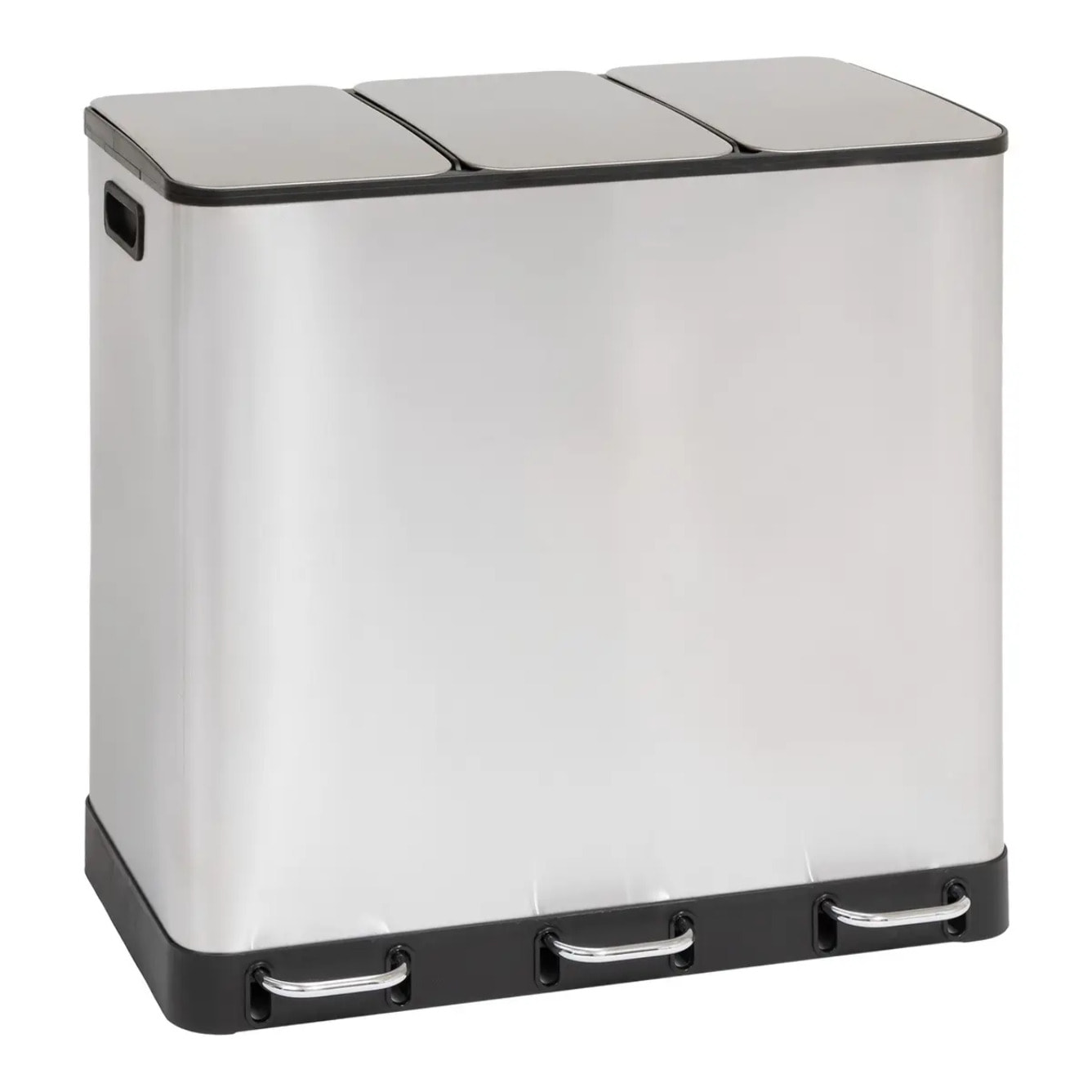 Poubelle de tri "Ariane" 3X18L inox