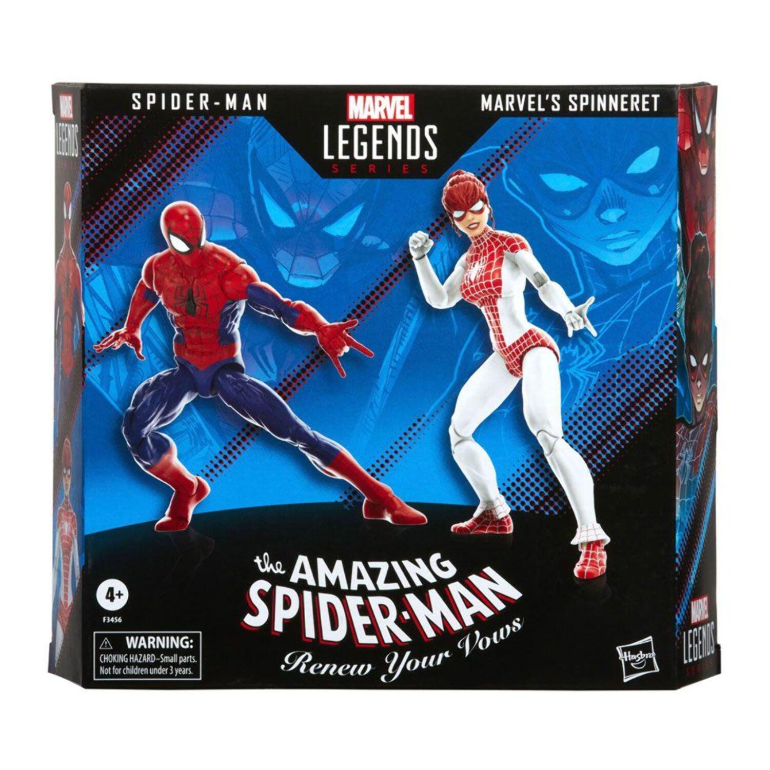 Spider-man Marvel Legends 2-Pack Figure Pvc Spider-man & Spinneret 15 Cm Hasbro