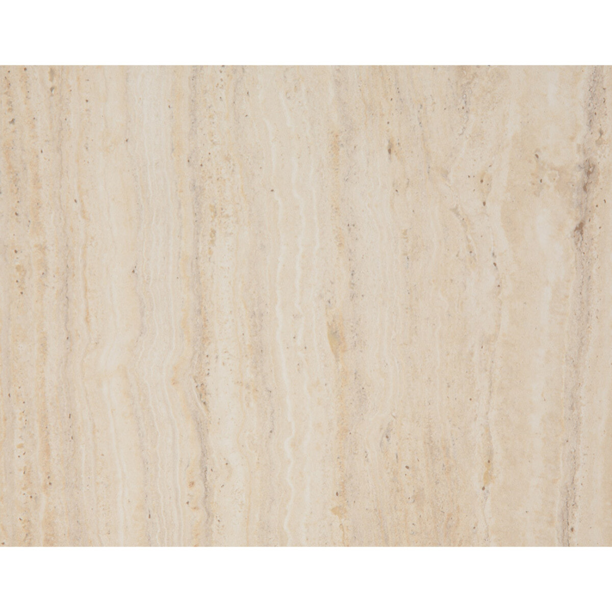Noeva - table basse - pieds en chêne - plateau effet travertin - 80 cm - Bois