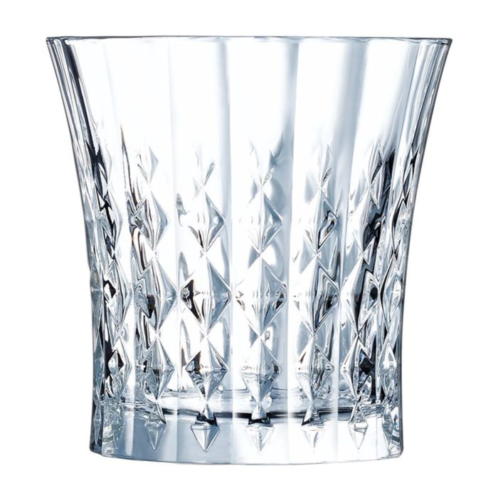 4 verres bas 27 cl Lady Diamond - Cristal d'Arques