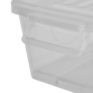 Lot de 5 Boîtes Clippy de 5L transparent