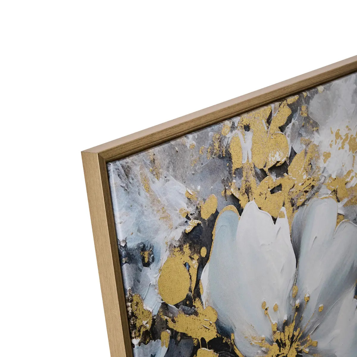 Toile imprimée encadrée Jiho bleu 50x50cm