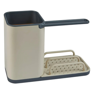 Organisateur d'évier "Néo" 4 en 1 beige