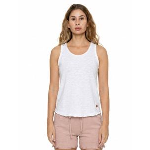 Camiseta sin mangas estilo safari urbano para mujer