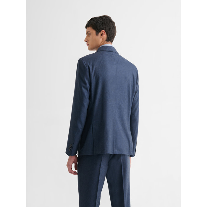 Bsuper Veste De Costume Slim En Laine