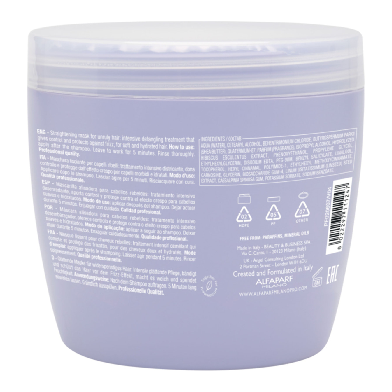 ALFAPARF MILANO Semi Di Lino Smoothing Mask 500ml