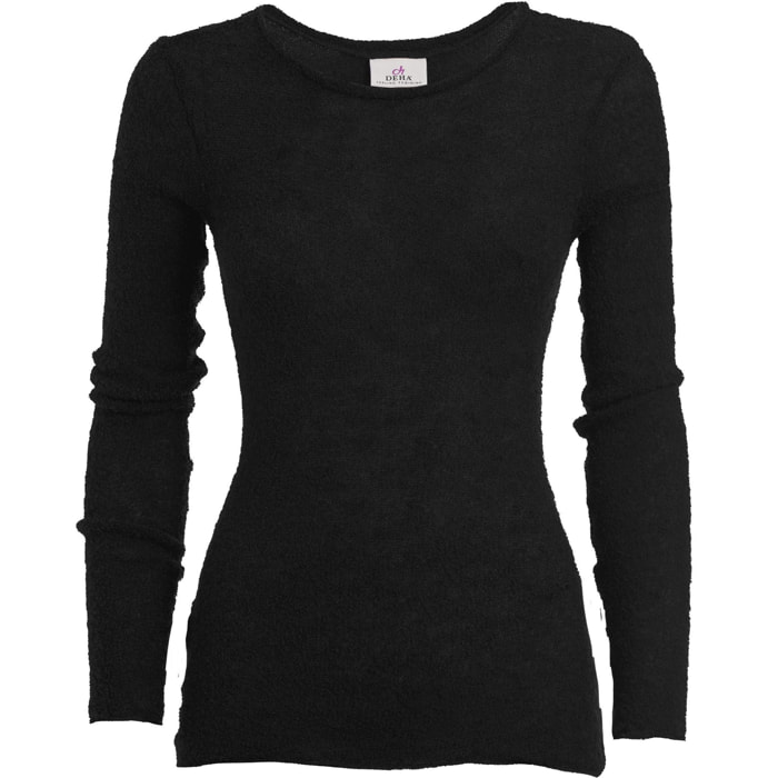 DEHA - Maglia BOUCLE' BOATNECK SWEATER in Acrilica per donna