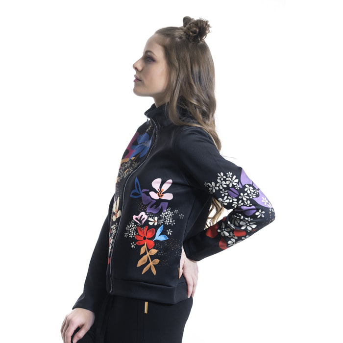 Mamatayoe Chaqueta Cosmic Para Mujer, Manga Larga, Estampado