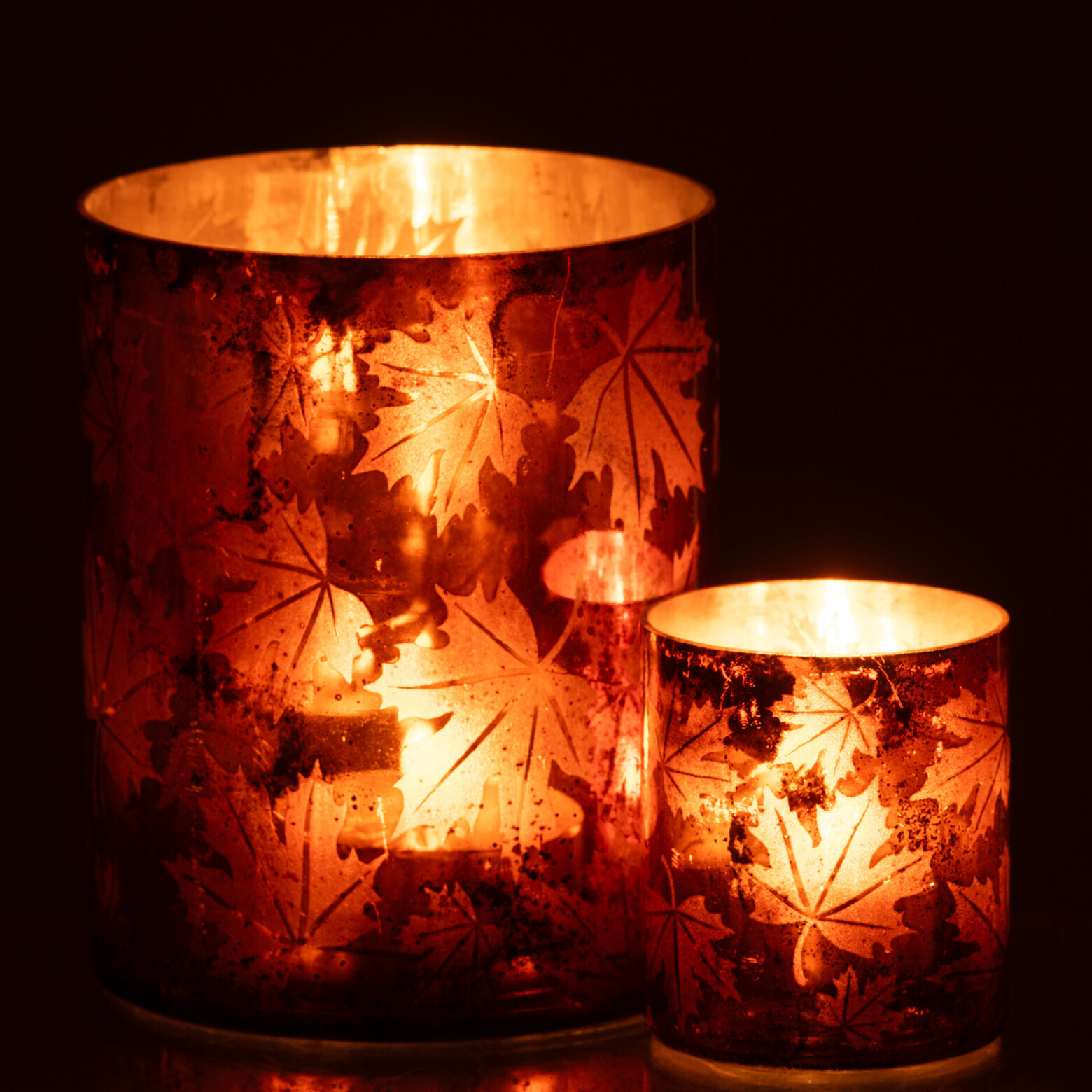 J-Line photophore - verre - brun - large