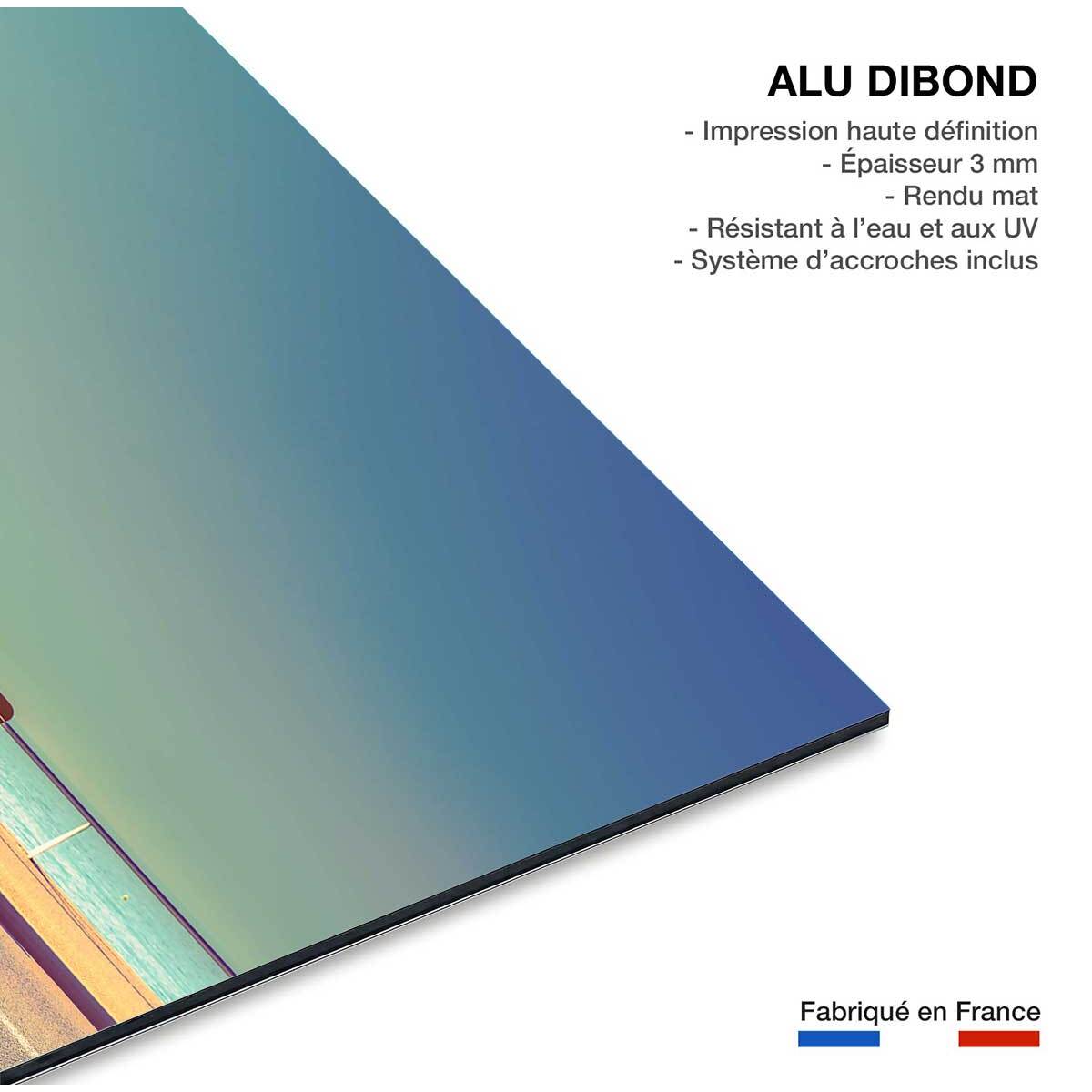 Tableau pause balnéaire Tableau alu Dibond