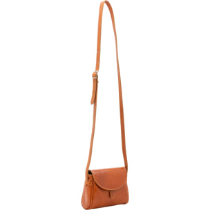 Borsa a tracolla da donna - Modello Seraphina Lux - Vera pelle - 14.0 x 18.0 x 7.0 cm