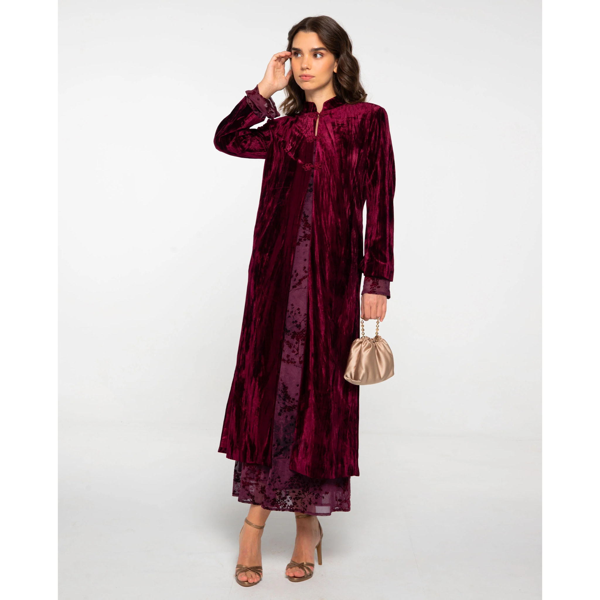 Caftan de terciopelo