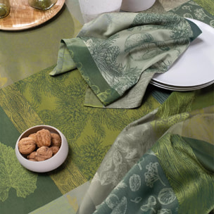 Serviette Mille bois d'automne mousse