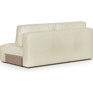 Module canapé convertible 2 places en tissu bouclé - HARPER MOD