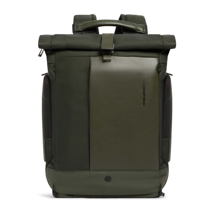 Piquadro Zaino roll-top da bici porta pc 15,6"