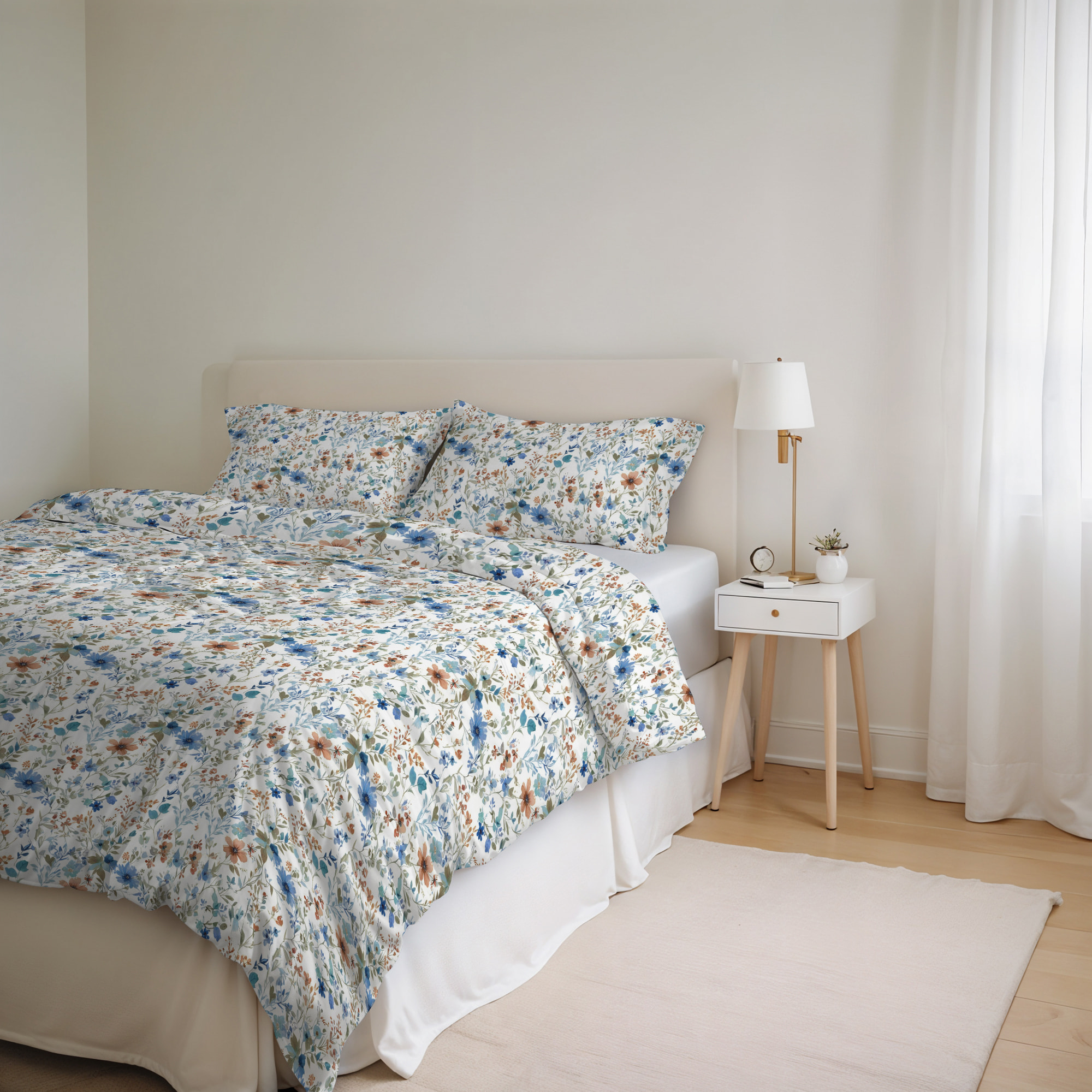 PARURE COPRIPIUMINO IDA, 100% Cotone - ERMES