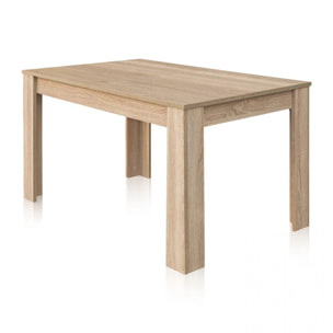 Mesa de comedor extensible Kendra 140 Roble Canadian