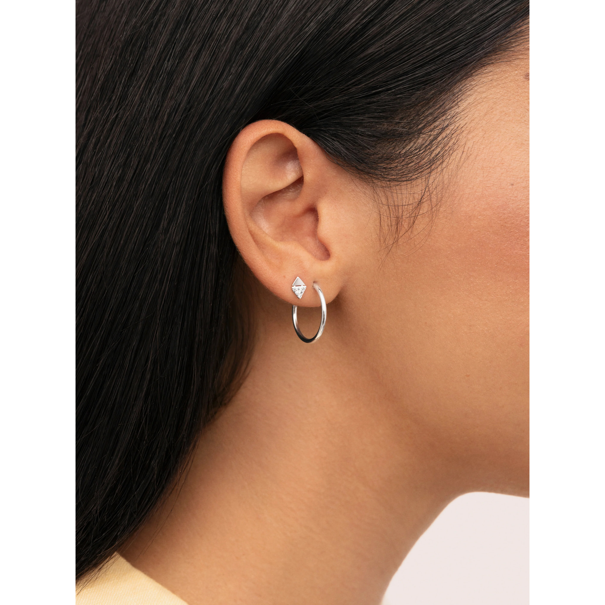 Pendiente Suelto Egypt Plata