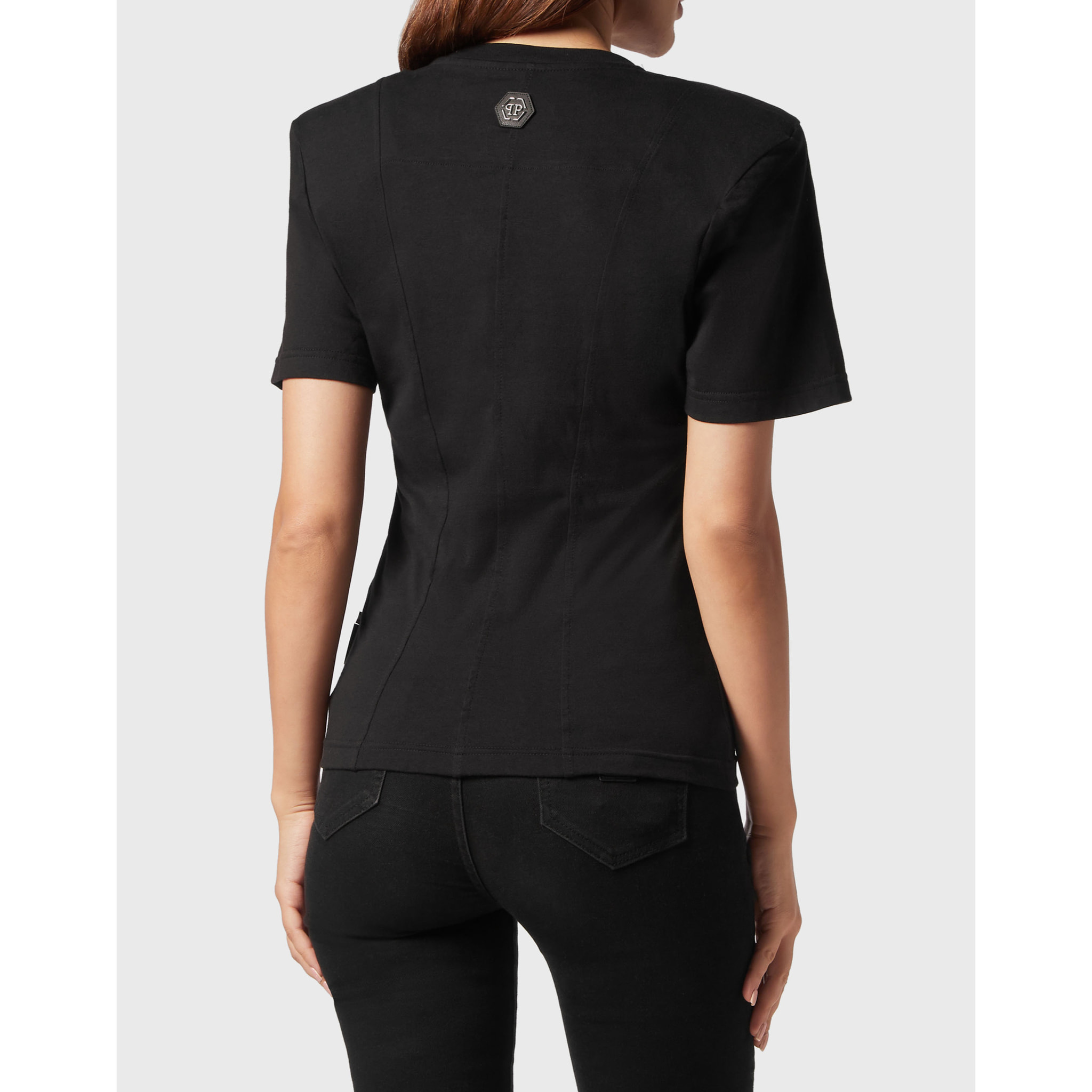 PHILIPP PLEIN T-Shirt Round Neck CHROME