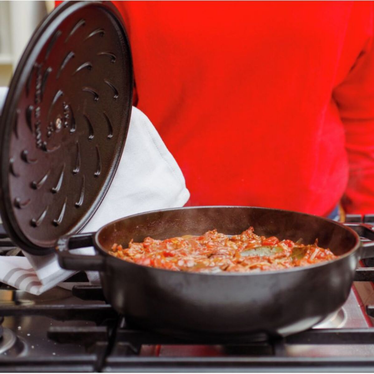 Sauteuse STAUB Chistera 28cm noir mat