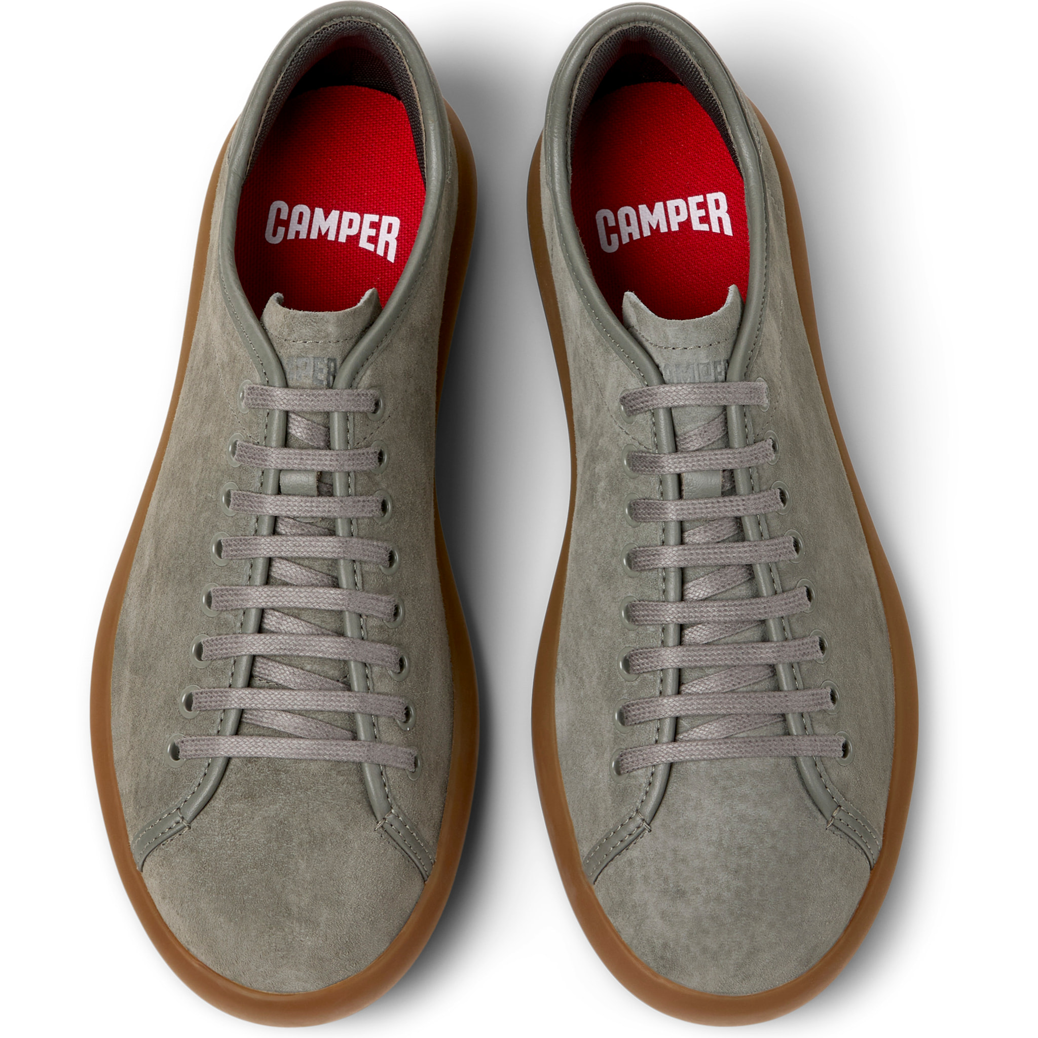 Zapatillas - CAMPER Pelotas Soller - Gris - Cuero nobuk