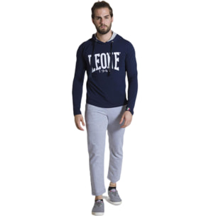 Camiseta de manga larga con capucha para hombre Leone 1947 Apparel