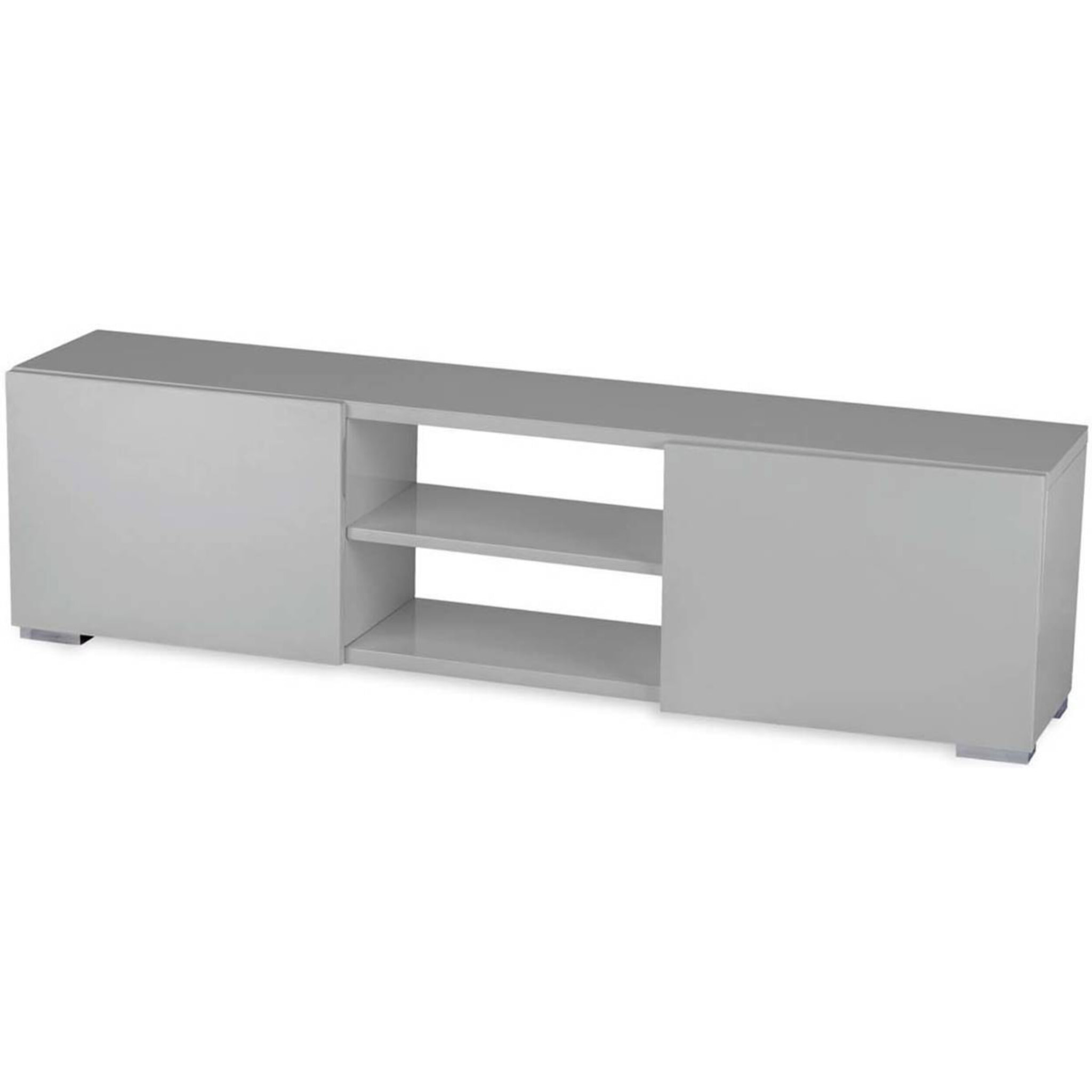 Meuble TV "Frida" - 155 x 31 x 42,5 cm - Gris