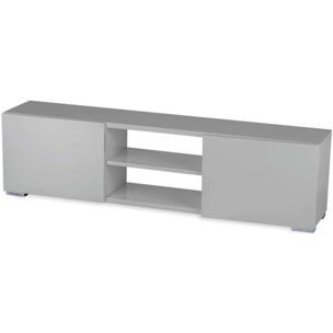 Meuble TV "Frida" - 155 x 31 x 42,5 cm - Gris
