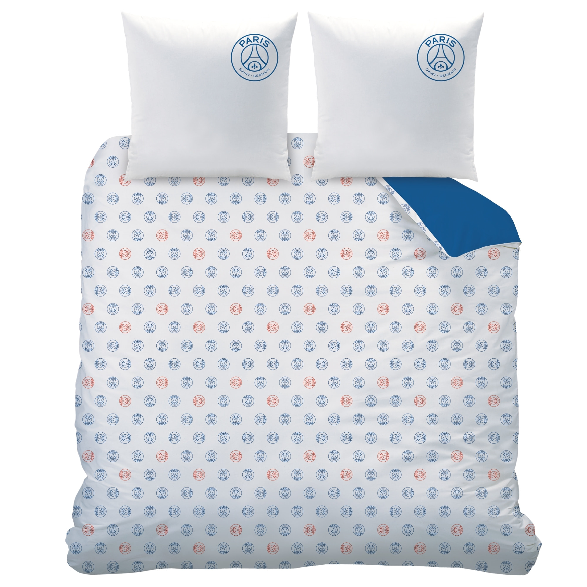 Parure de lit imprimée 100% coton, PSG CLASSIC
