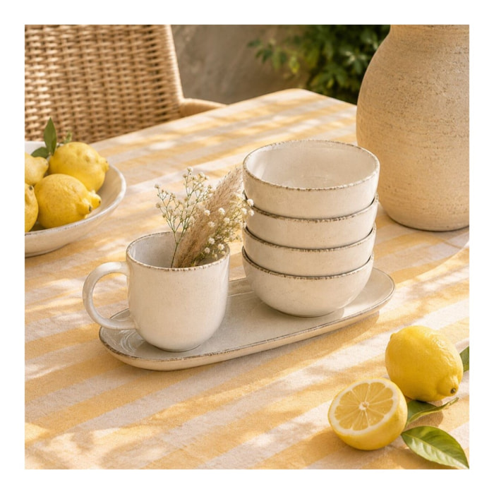 Lot de 6 petits bols, COTON