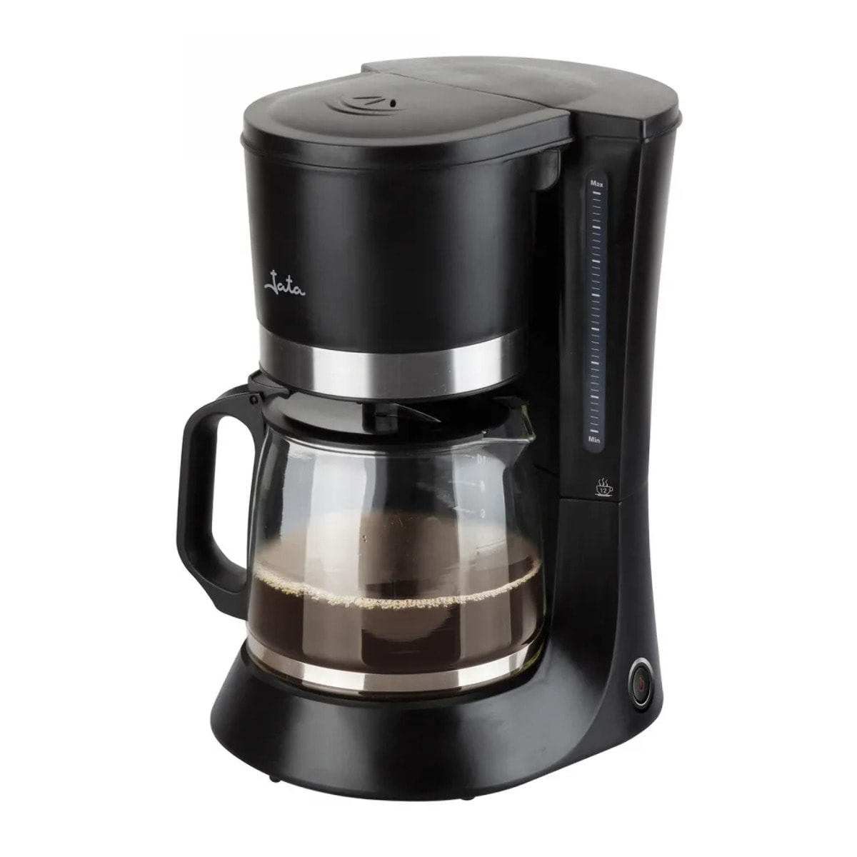 Cafetera de goteo JATA CA290 de 2 a 12 tazas. Con jarra de cristal. Filtro permanente