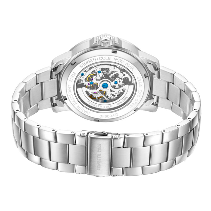 Reloj Kenneth Cole KCWGY0064002 Hombre Analogico Automatico con Correa de Acero inoxidable