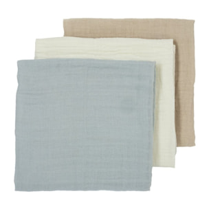 Muselina Lavada Med Pack De 3 Me-Uni