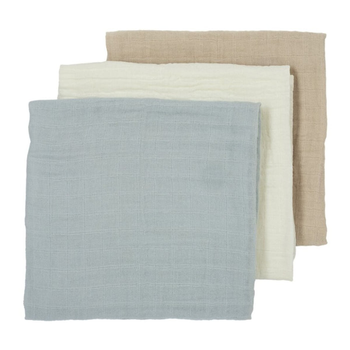 Muselina Lavada Med Pack De 3 Me-Uni