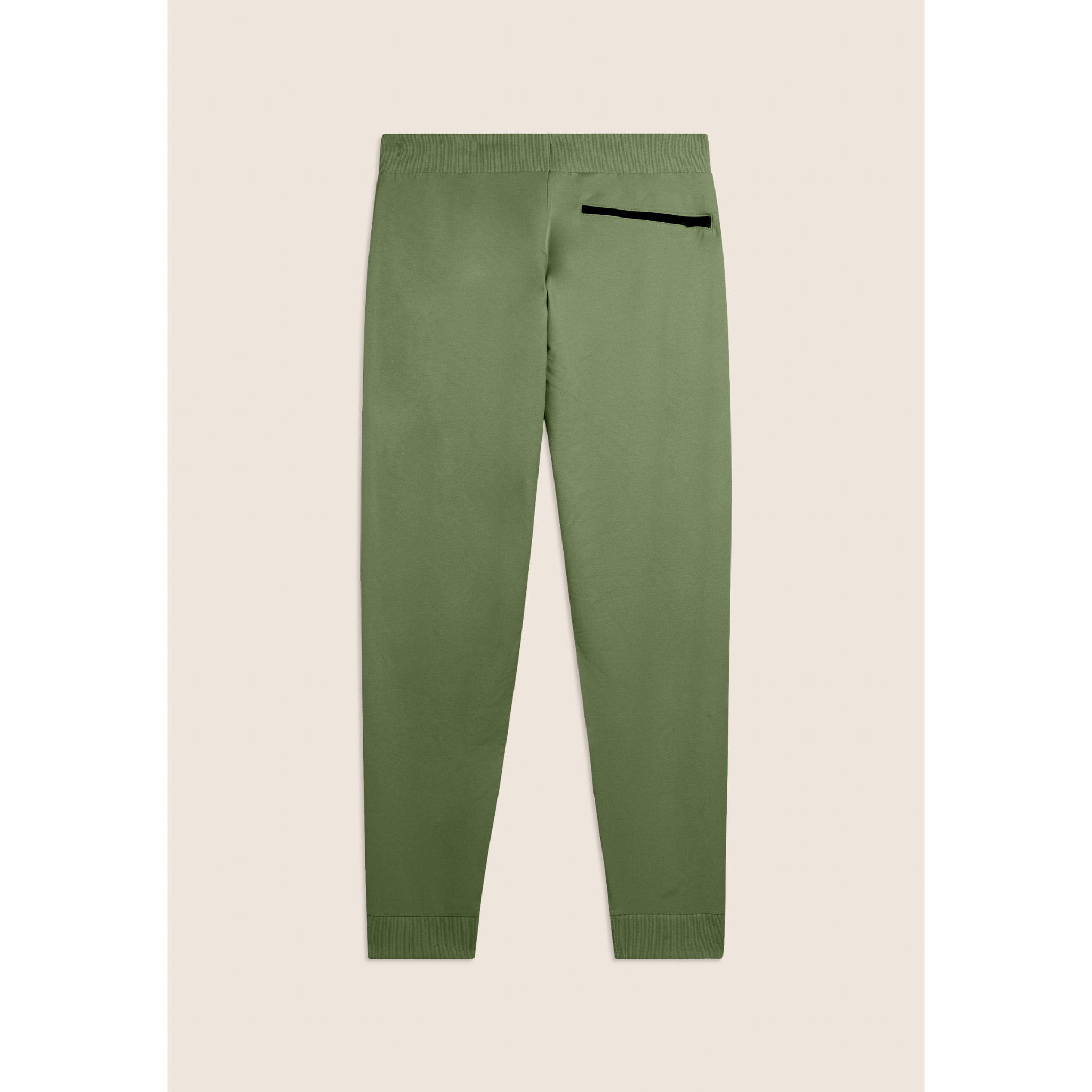 Pantaloni slim cropped con fondo in costina