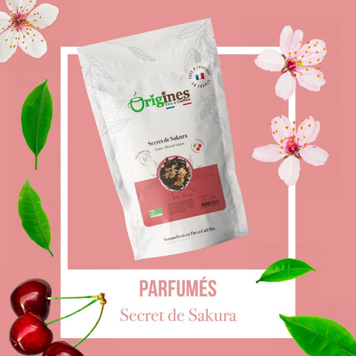 Thé Blanc Bio - Secret de Sakura - Sachet 50g