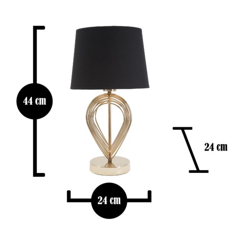 LAMPADA DA TAVOLO MAXT CM Ø 24X44