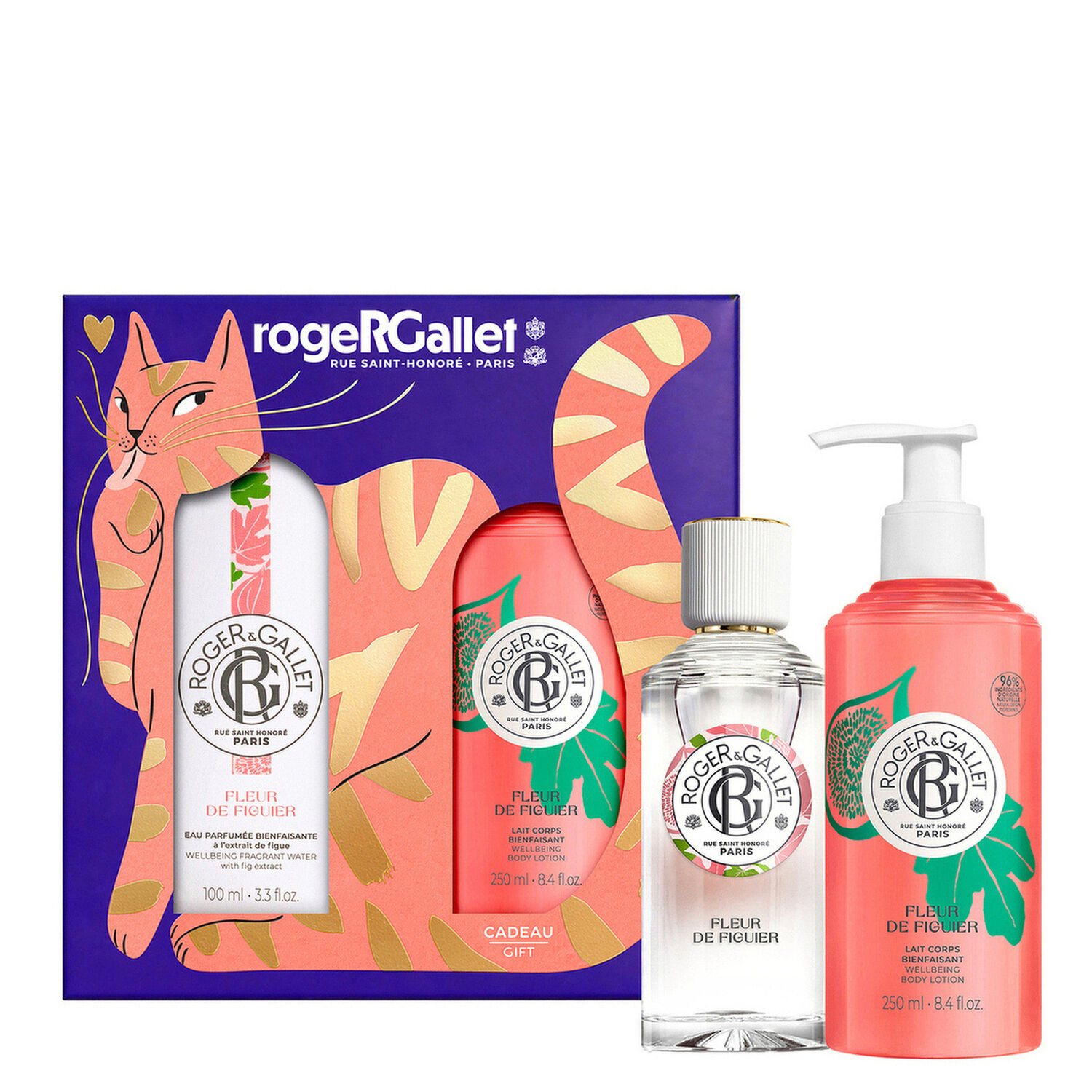 Fleur de Figuier - Coffret Eau Parfumée Bienfaisante 100 ml + Lait Corps Bienfaisant 250 ml