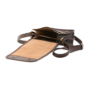 Borsa a tracolla  da uomo In Vera pelle Made in Italy 20x16,5x10 cm