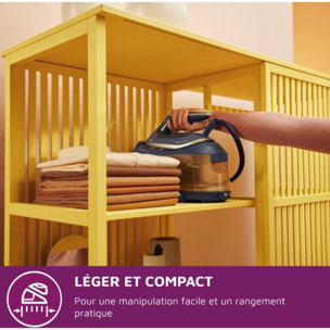 Centrale vapeur PHILIPS PSG6066/20 PerfectCare Compact Série 6000 Bleu/Doré 1.8L, 8 bars