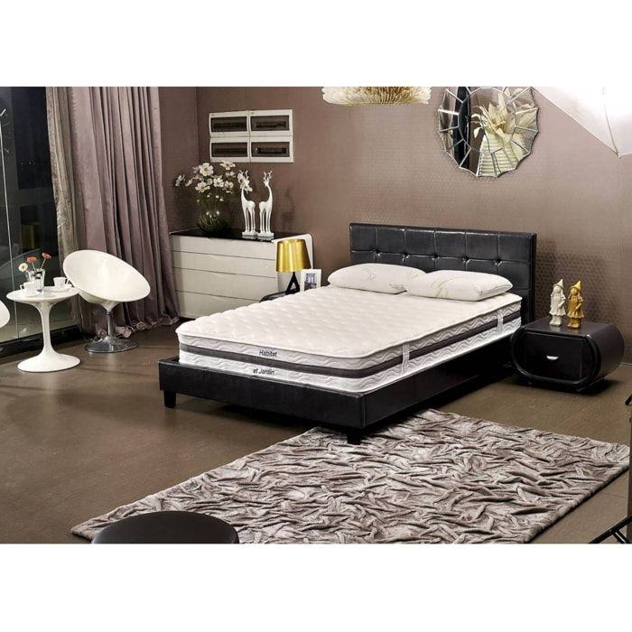 Matelas ressorts et mémoire de forme "Viva First" - 140 x 190 x 26 cm