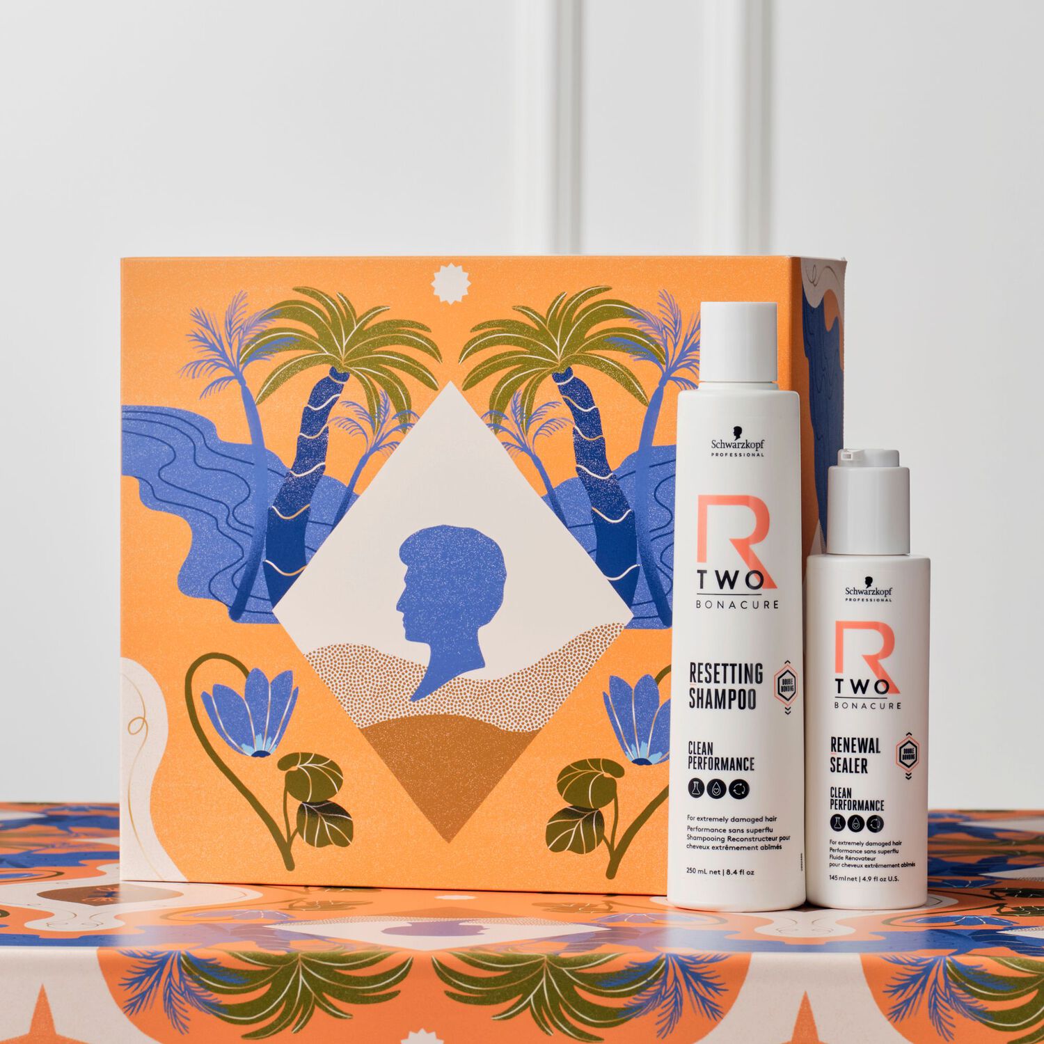 BC R-TWO - Coffret Shampooing Reconstructeur + Fluide Rénovateur 145 ml