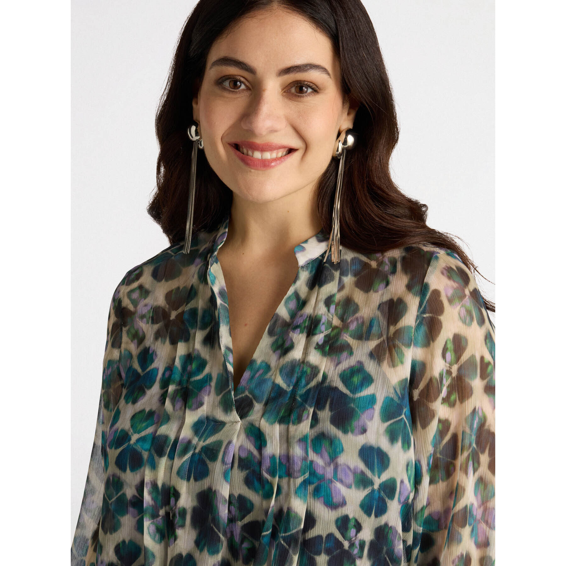 Fiorella Rubino - Blusa estampada - Verde