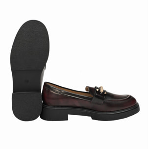 Mocassini con accessorio - tacco 4,0 cm