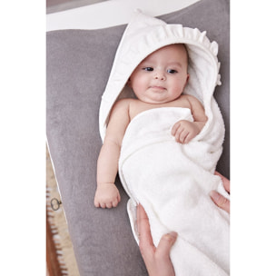 Capa Baño Con Volante Me-Terry
