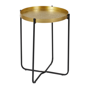 Table D Appoint Metal Martele Alia D35cm