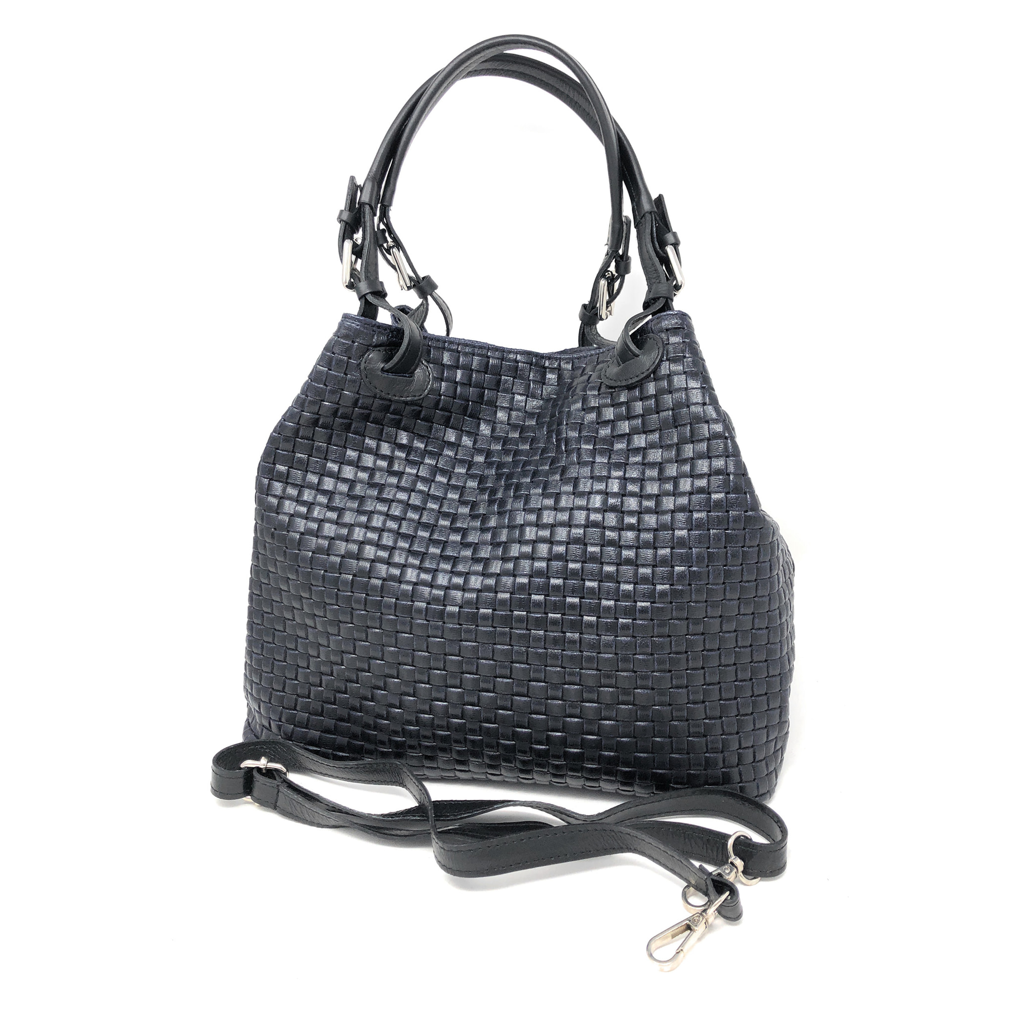 Chicca Borse Borsa a Mano Blu