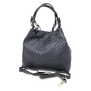 Chicca Borse Borsa a Mano Blu